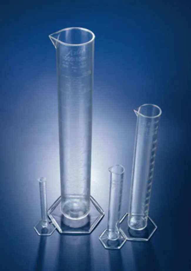 CYLINDERS MEASURING 25ML PMP(TPX) MOULDED GRADUATIONS, CLASS B