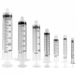 SYRINGES 10mL POLYPROPYLENE, DISPOSABLE WITHOUT NEEDLE, PACK 10