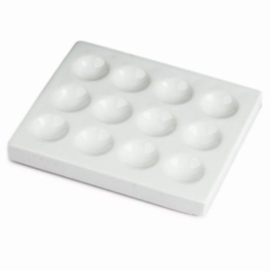 SPOTTING TILE, 12 CAVITY,  PACK OF 10