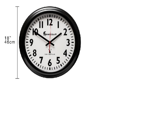 CLOCK RADIO CONTROLLED, 30CM/12"
