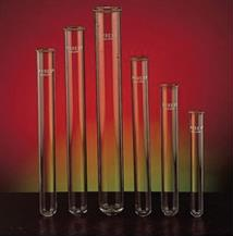 TEST TUBES, PYREX GLASS, MEDIUM WALL, 4ML CAP, RIMLESS, 75 x 10MM, 1.0MM WALL
